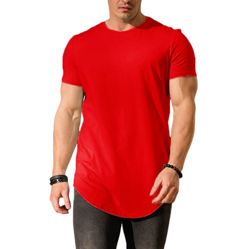 Lockeres, sportliches Kurzarm-T-Shirt