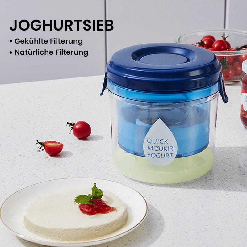 Joghurtsieb - Machen Sie Ihren eigenen aromatisierten Joghurt zu Hause