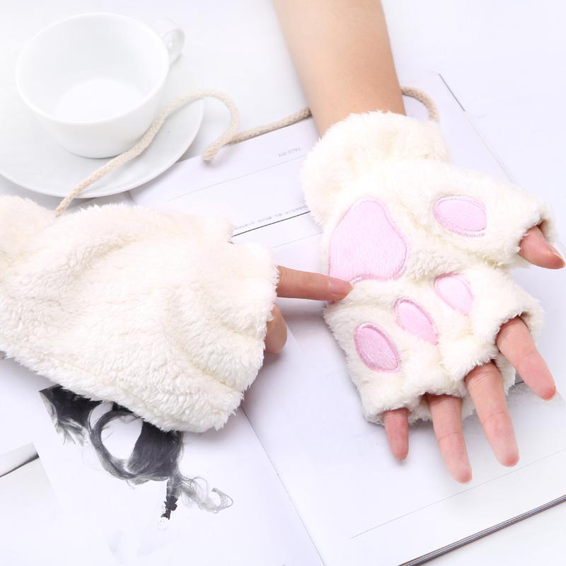 Pfoten warme & flauschige Handschuhe