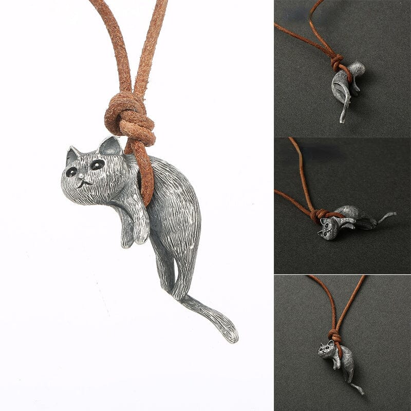 Scruffy Katze Halskette