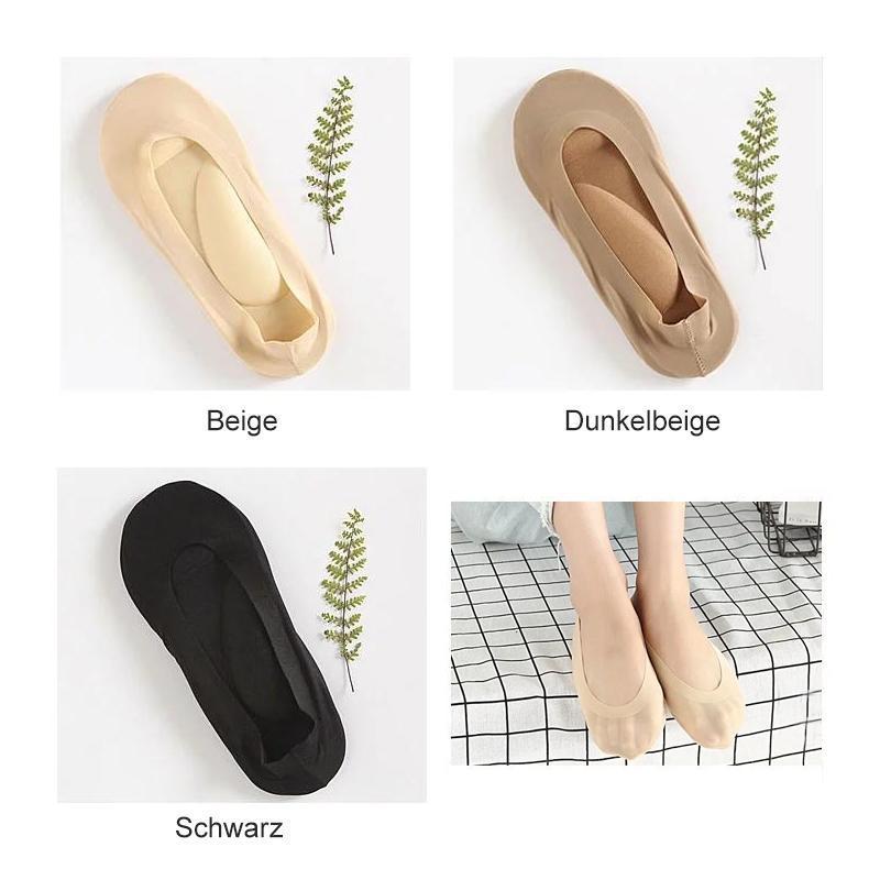 3D Fußmassage gepolsterte Lady Invisible Socken