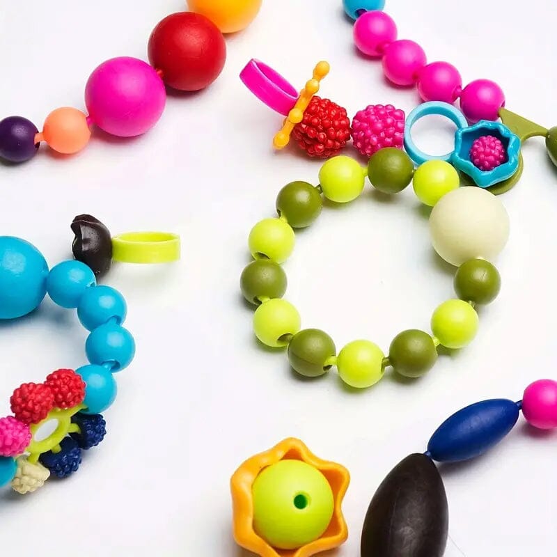 🎅🏻Pop-Perlen für die Schmuckherstellung für Kinder