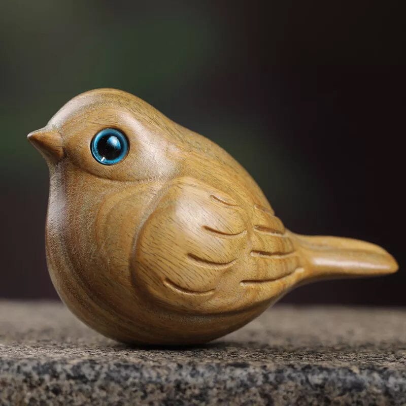 Handgefertigter Holz geschnitzt Vogel