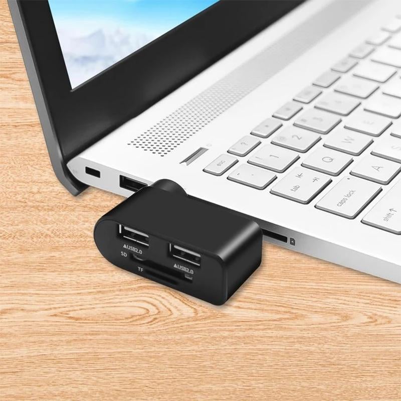 Tragbarer 4-in-1-Drehbarer USB-Hub