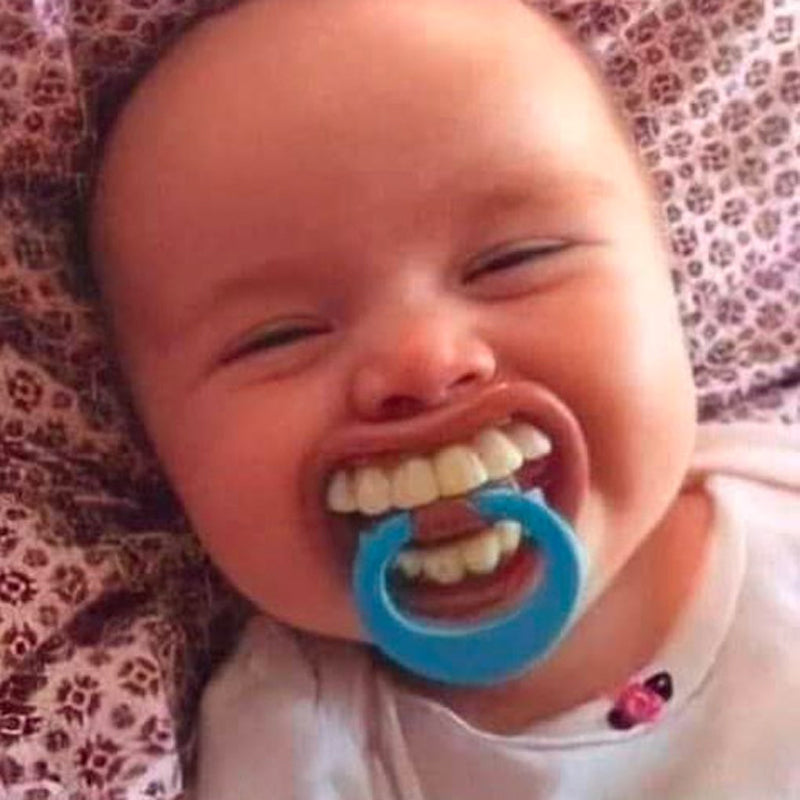 Lustige Zahn Baby Schnuller