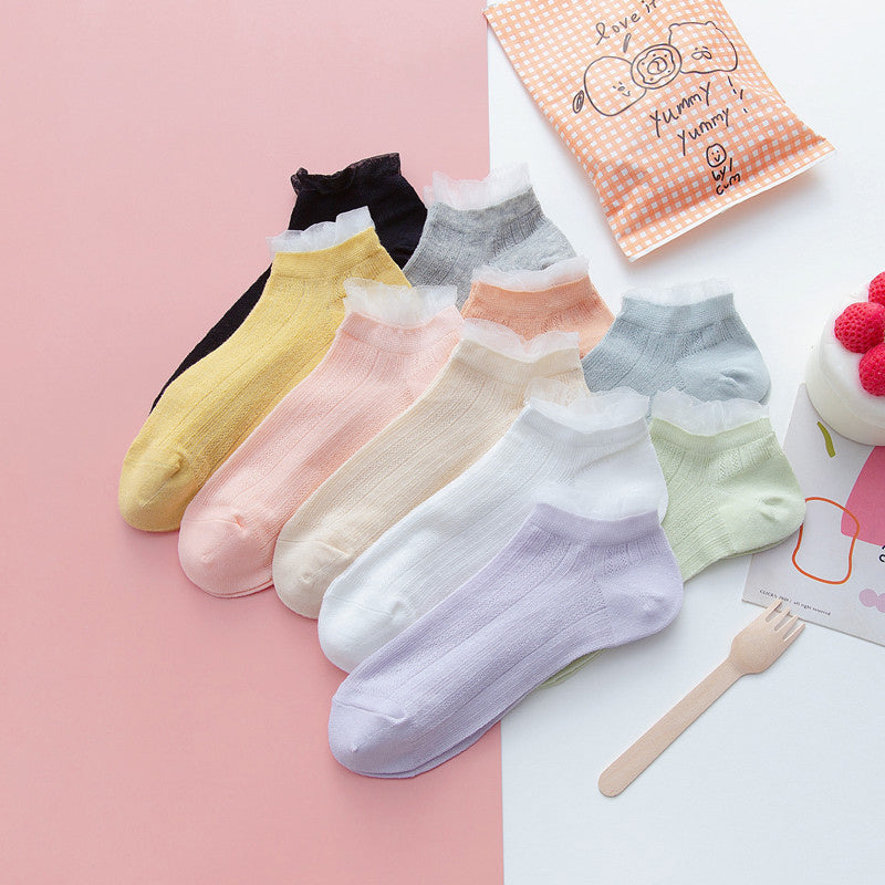 Transparente Farbige Socken Für Frühling/Sommer