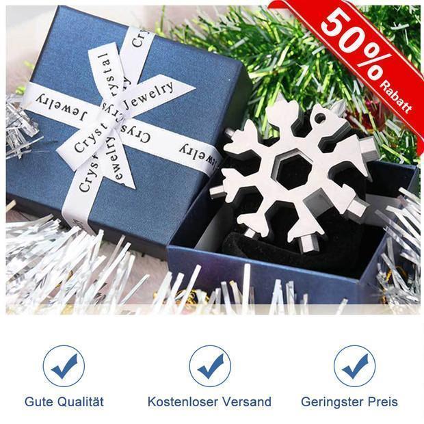 (🎅Vorzeitiger Weihnachtsverkauf - Sparen Sie 50% RABATT🎅) Saker™ 18-in-1-Schneeflocken-Multi-Werkzeug